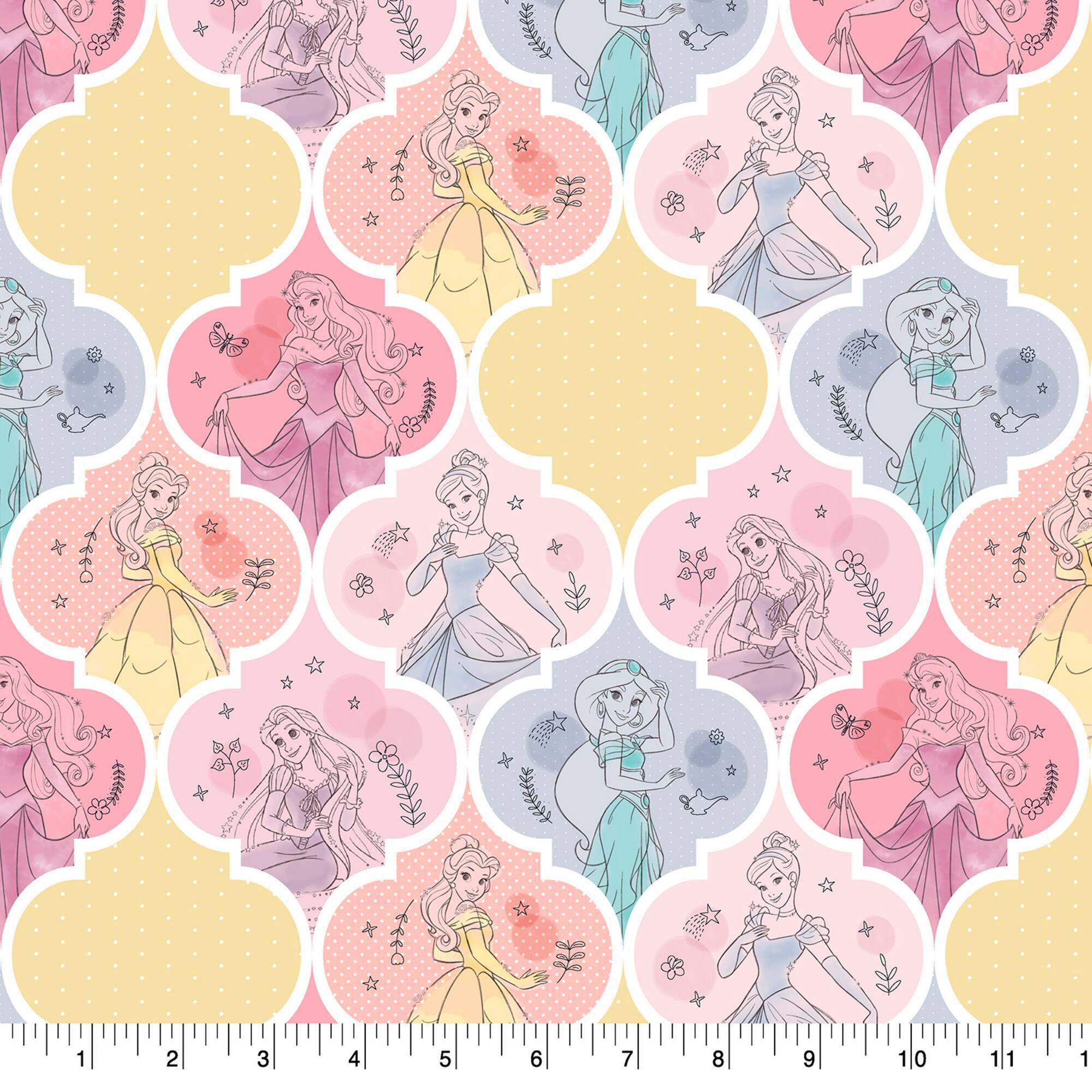 Springs Creative Disney® Princess Patch Cotton Fabric